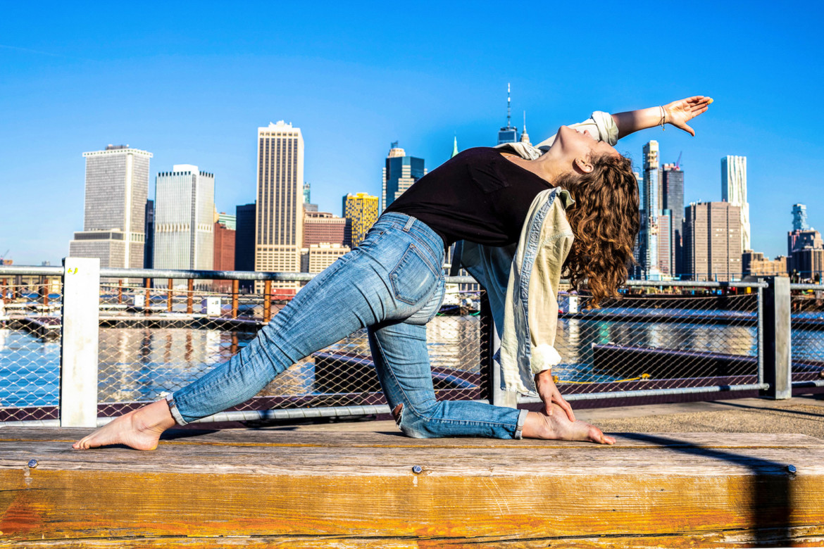 sasha reverse anjaneyasana Photo by Grant Henry Media.