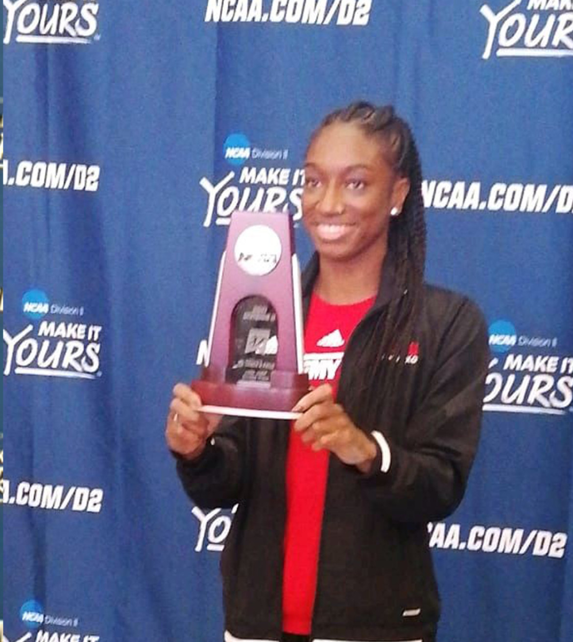 Marie-Jeanne Ourega's Long Jump Takes Second at NCAAs | Art U News