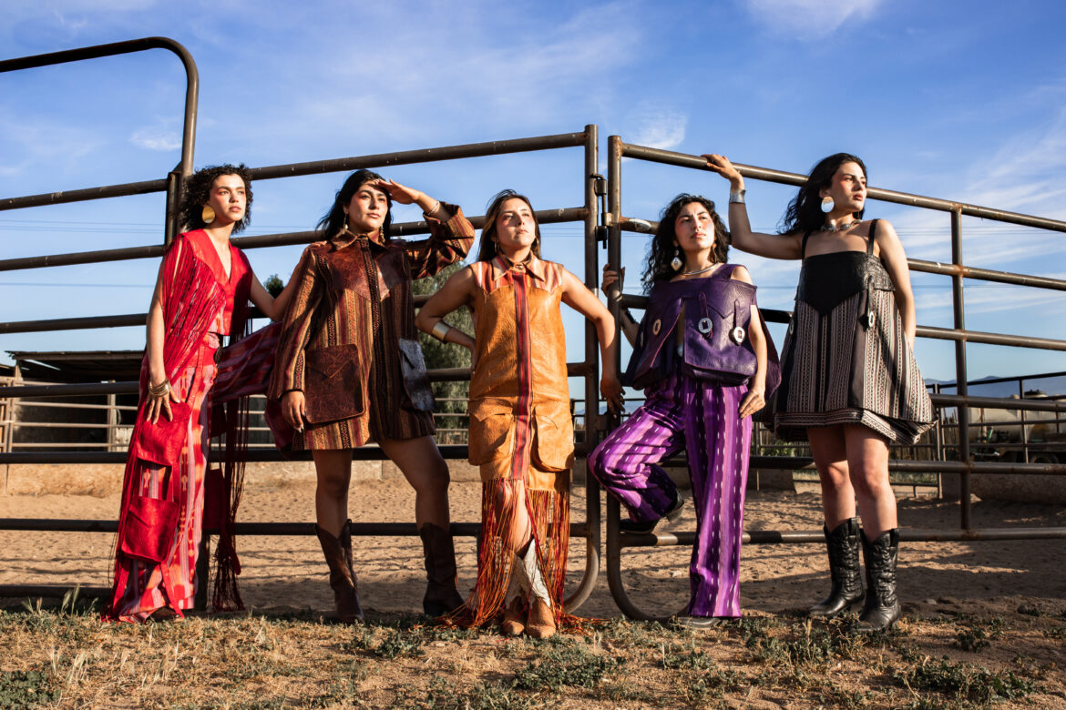 On-location image of Alexandra Flores’ senior thesis collection. Photo by Alexandra Peskova. On-location image of Alexandra Flores' senior thesis collection. Photo by Alexandra Peskova.