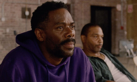 Colman Domingo and Clarence Maclin in "Sing Sing." Photo courtesy of A24.