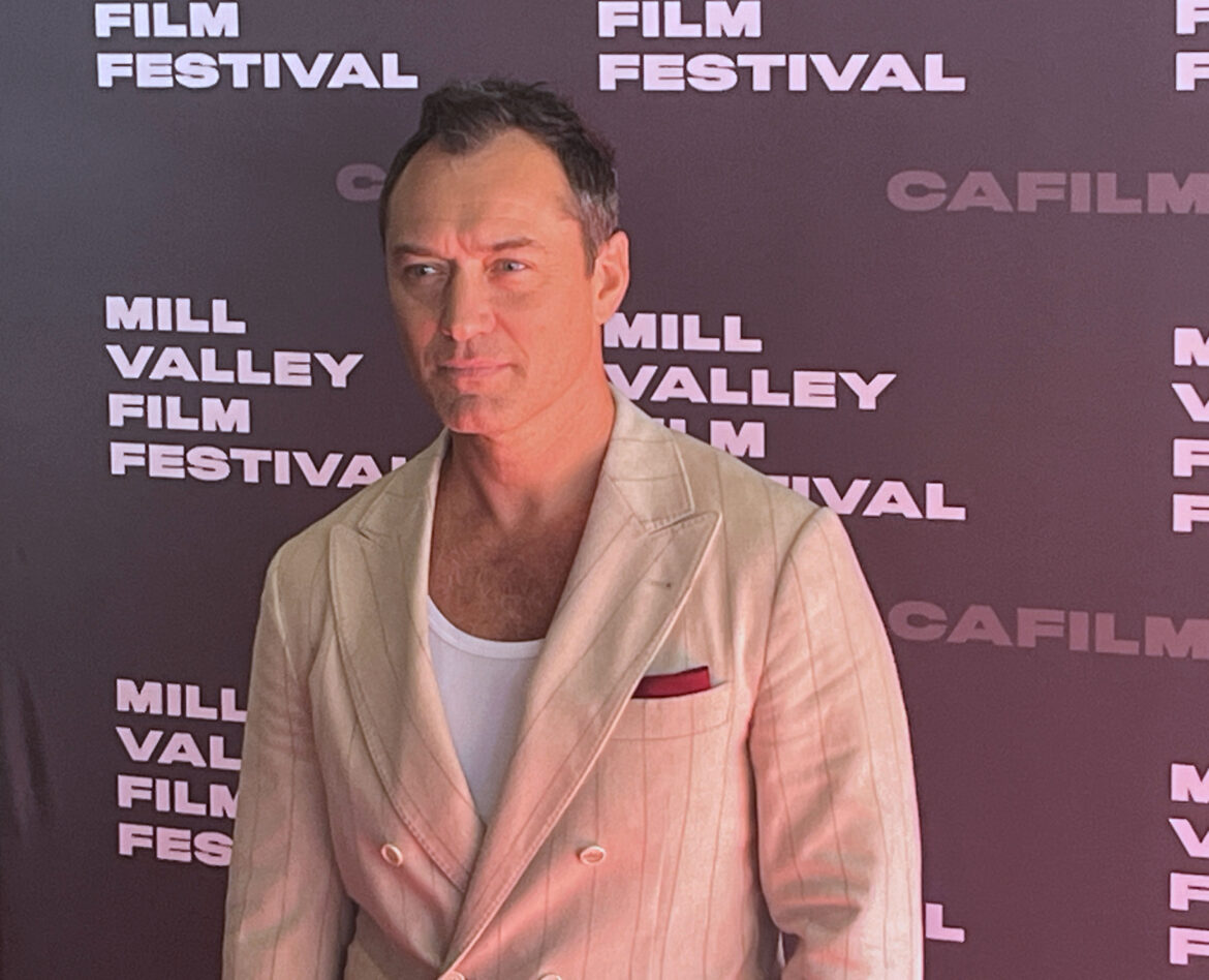 Actor Jude Law on the red carpet at the 47th Mill Valley Film Festival. Photo by Kirsten Coachman/Art U News.